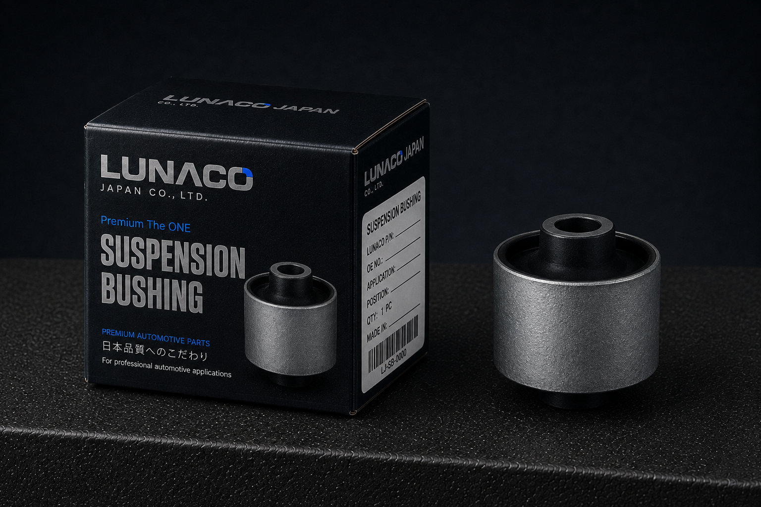 LUNACO JAPAN OE-standard suspension bushing and individual packaging