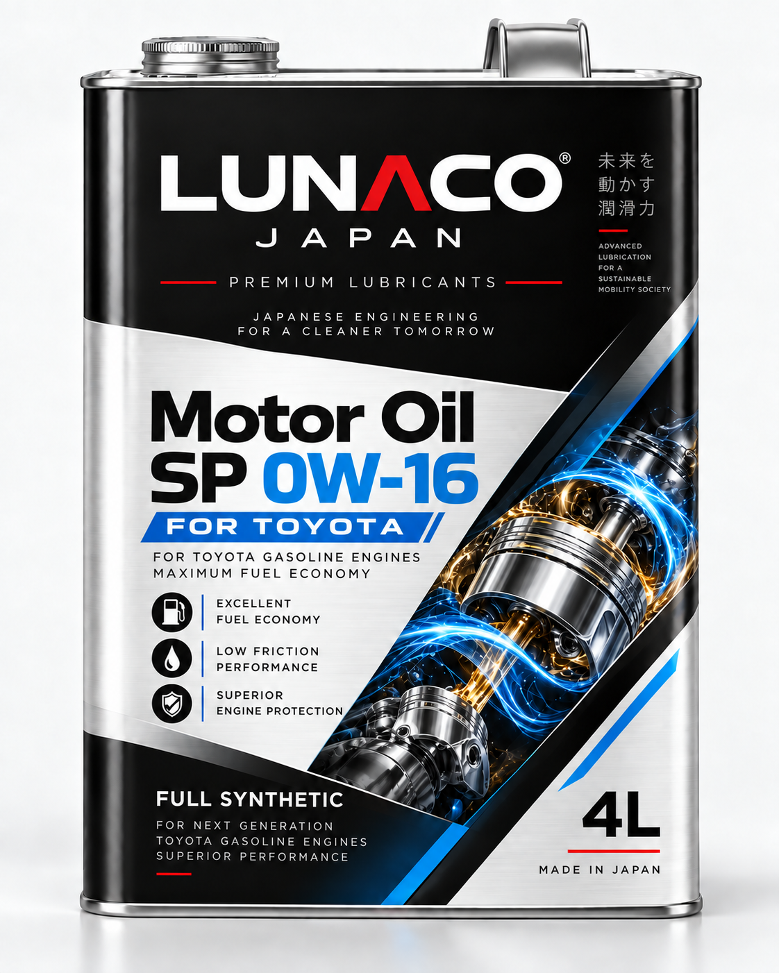 LUNACO Motor Oil SP 0W-16 4L
